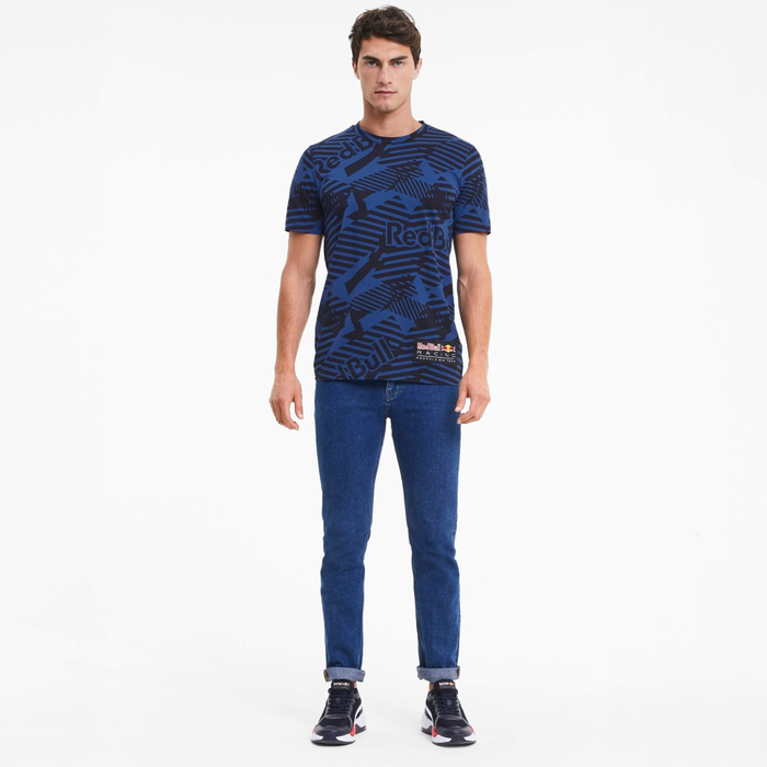 RBR Full Print T-shirt Navy image