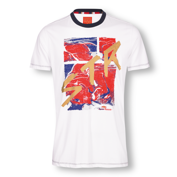 Graphic canvas t-shirt heren  image